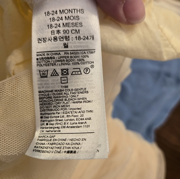 Baby Gap Snow White Dress 18-24 Months - Picture 4 of 4